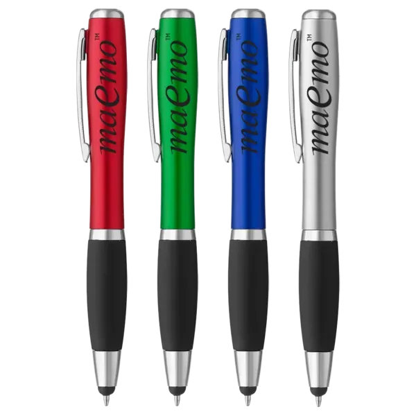 Curvaceous Stylus Ballpoint With Light