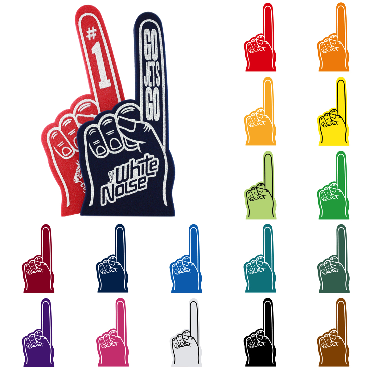 Custom #1 Foam Finger - (18 inches)