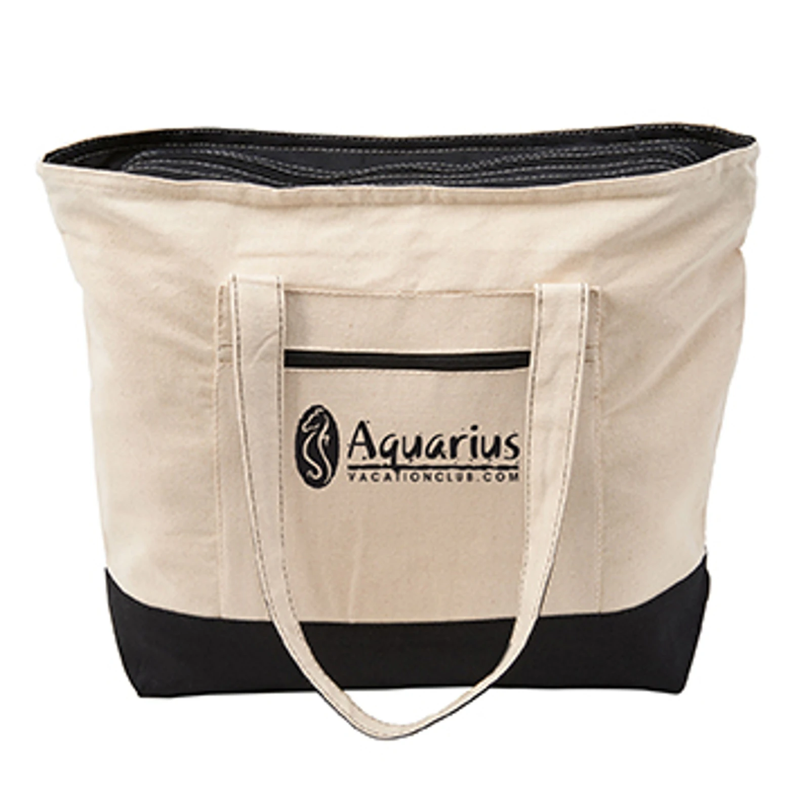 12 oz. Cotton Canvas Zippered Boat Tote