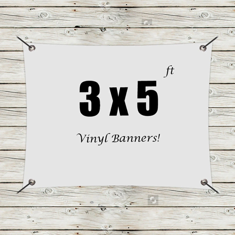 Custom 3' x 5' Vinyl Banners