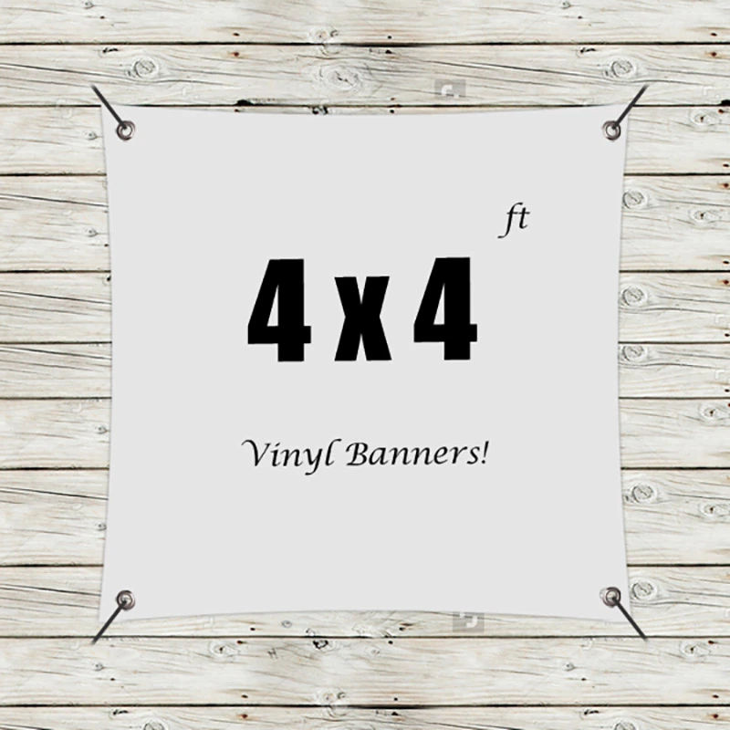 Custom 4' x 4' Vinyl Banners