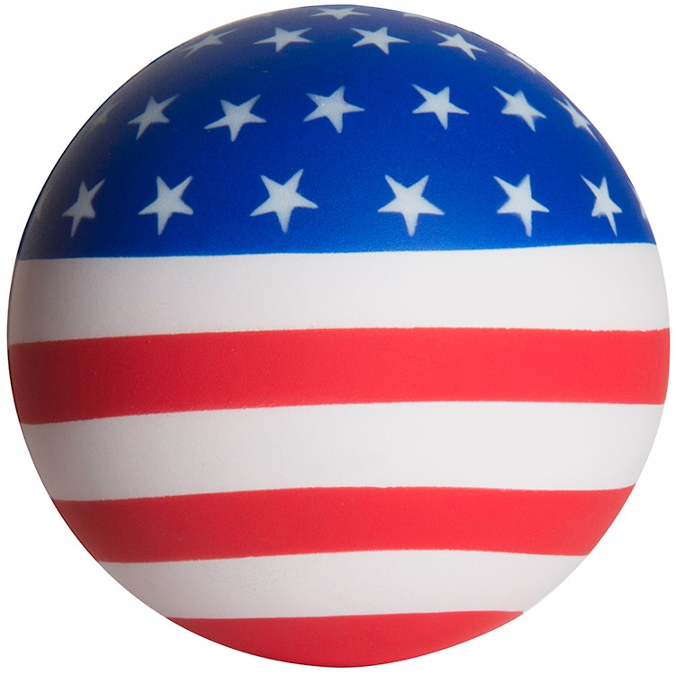 Personalized American Flag Stress Ball