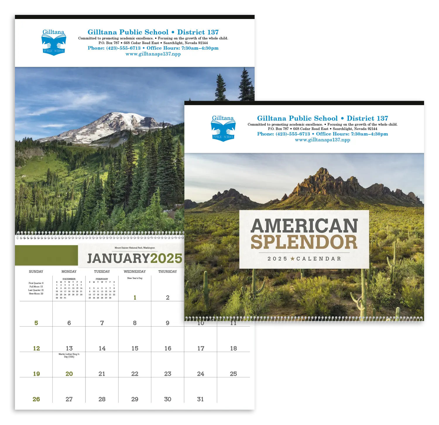 Custom American Splendor Calendar