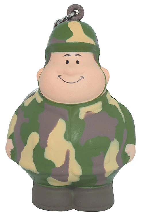 Army Bert Stress Reliever Keychain