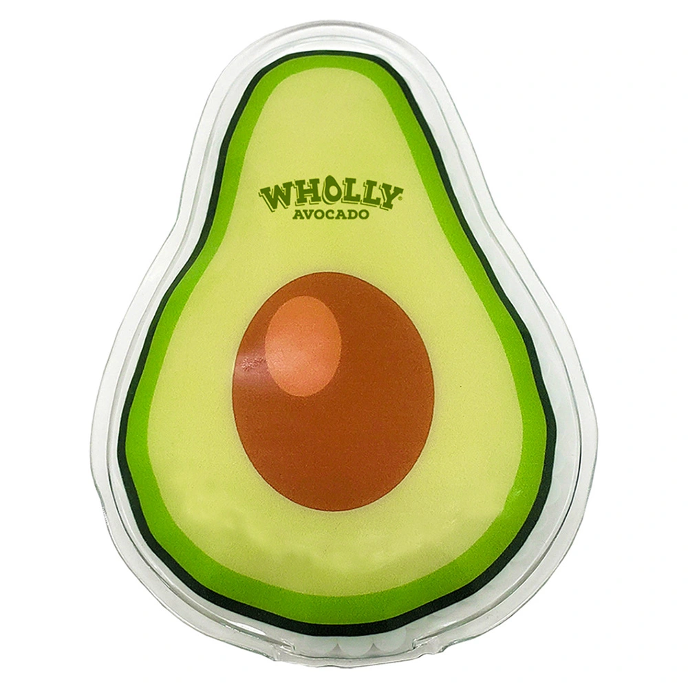 Logo Avocado Gel Bead Hot/Cold Pack