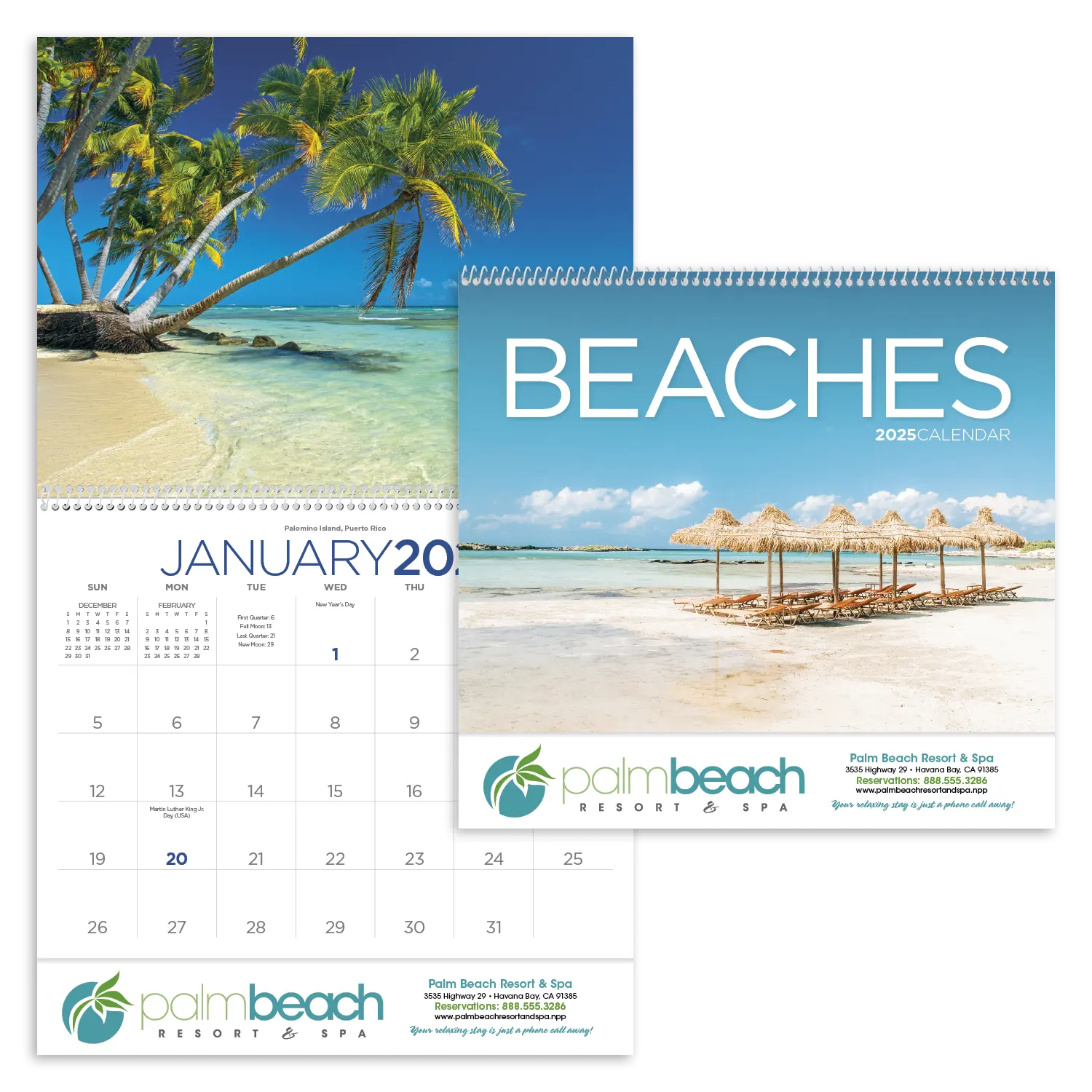 Custom Beaches Calendar