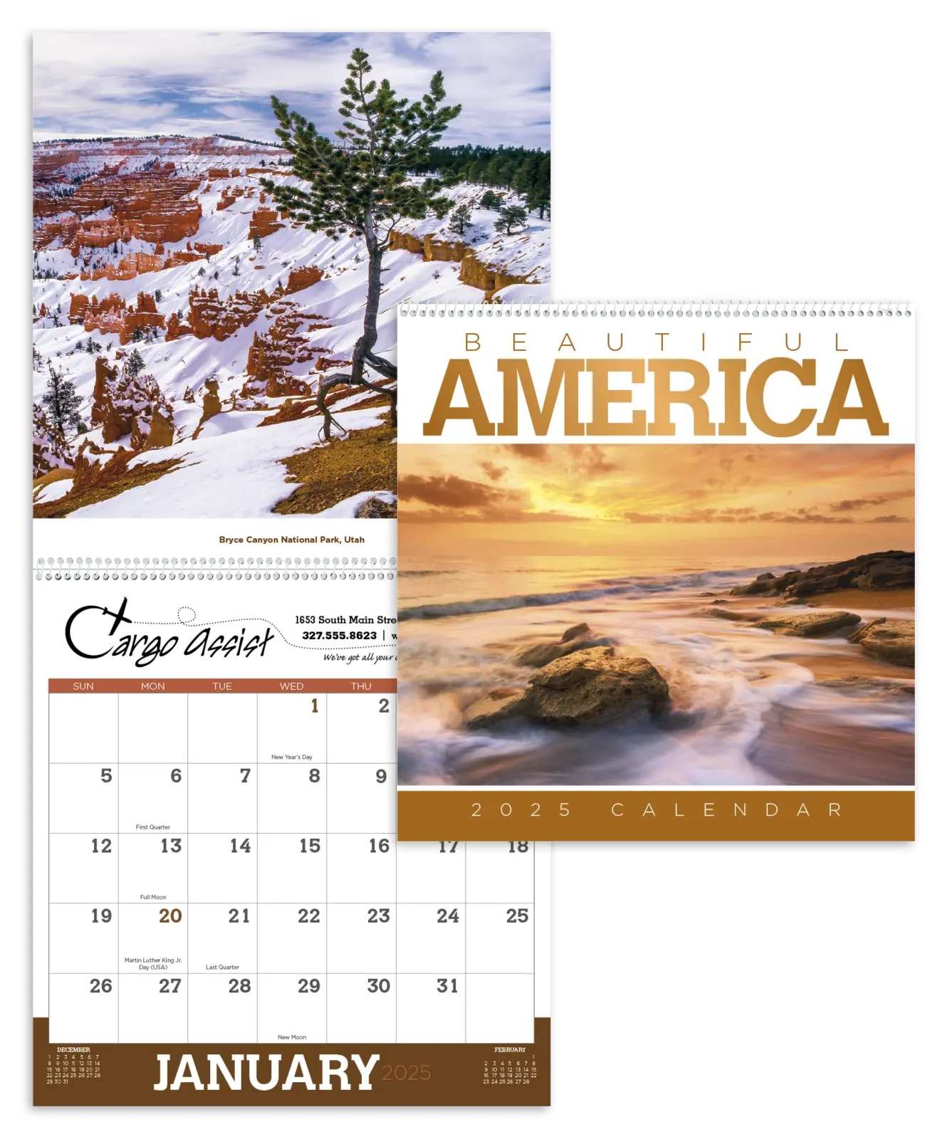 Custom Beautiful America Calendar