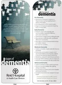 Bookmark - Stages of Dementia