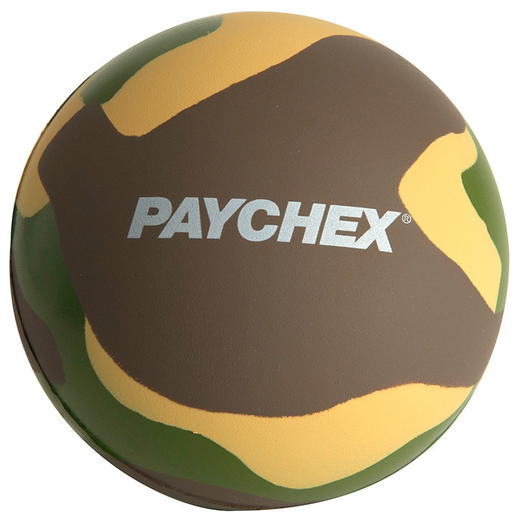 Imprinted Classic Camo Stress Ball