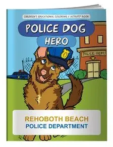 Coloring Book - Police Dog Hero