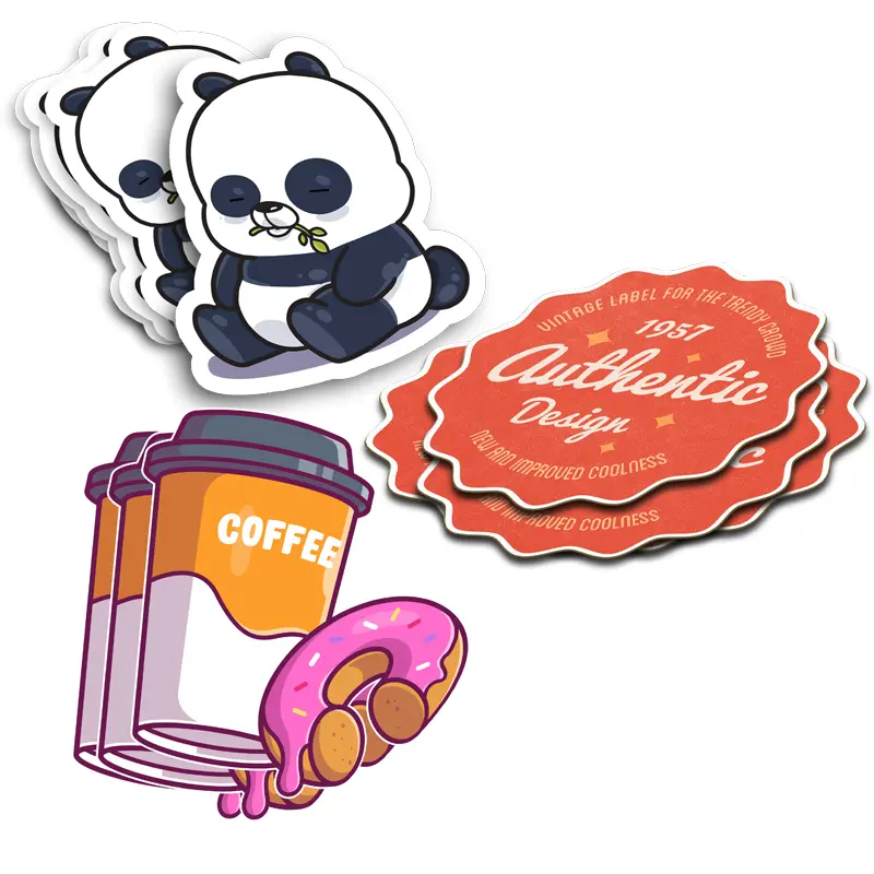 Custom Die Cut Stickers - 3x3