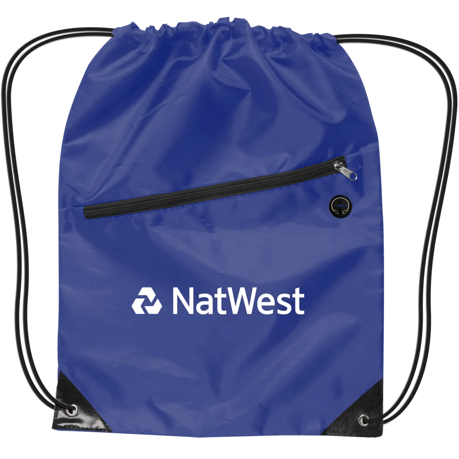 Drawstring Backpack w/Zipper