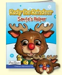 Fun Mask Coloring Book - Rudy the Reindeer