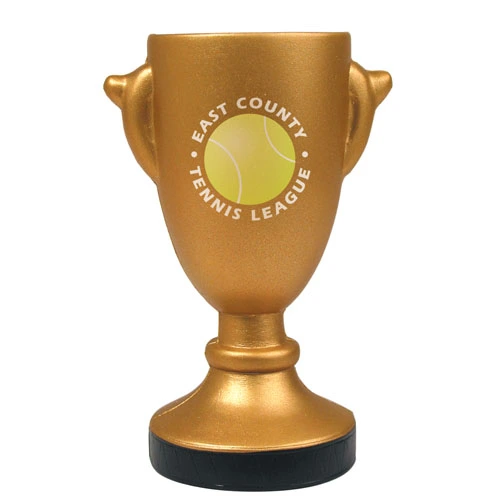 Promotional Gold Trophy Stress Reliever