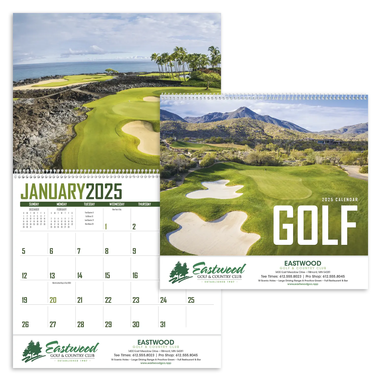 Custom Golf Calendar