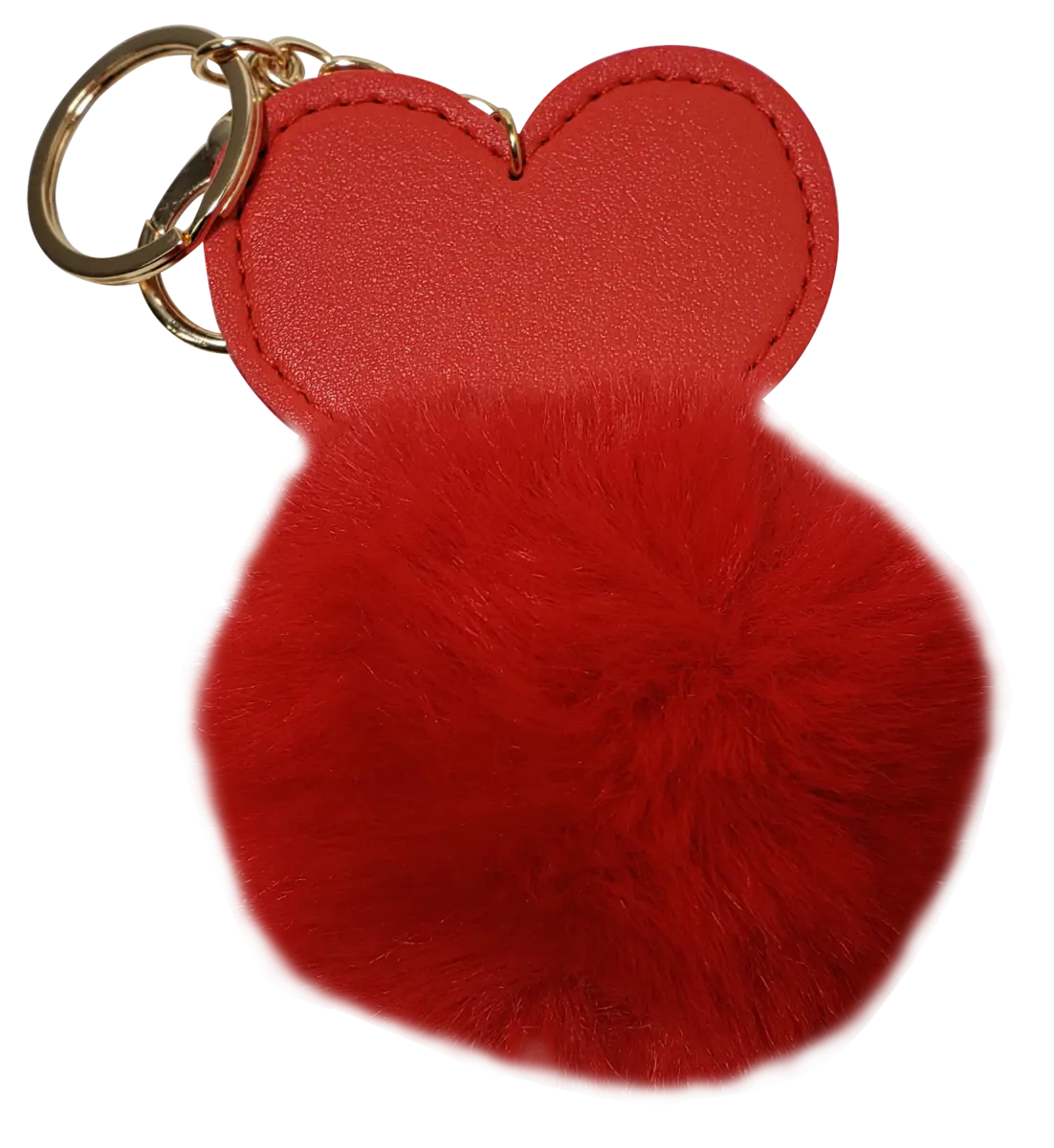 Custom Heart Super Plush Keyring