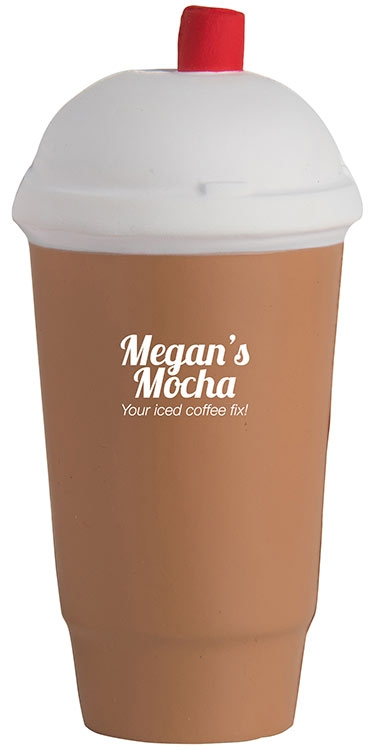 Custom Printed Iced Coffee Stress Reliever