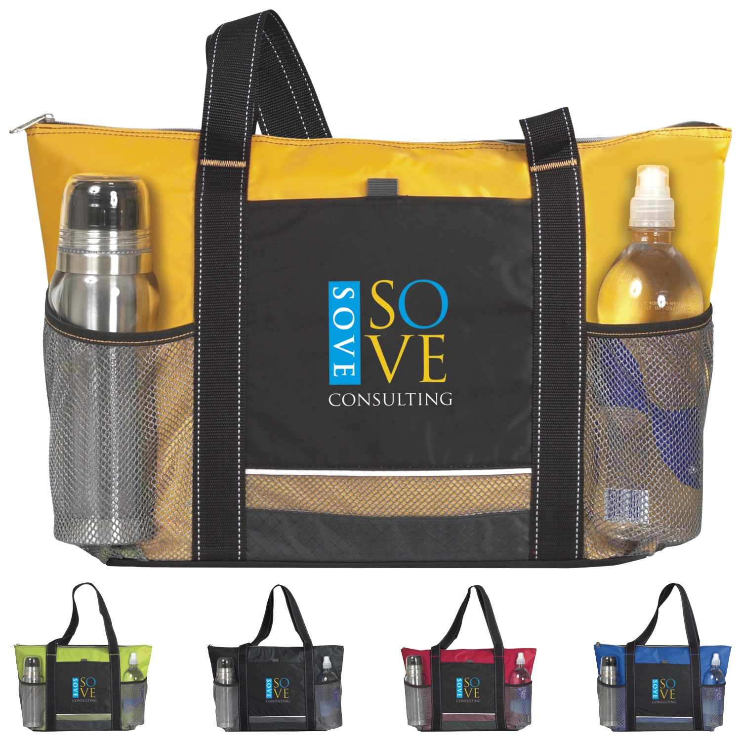 Custom Icy Bright Cooler Tote Bag