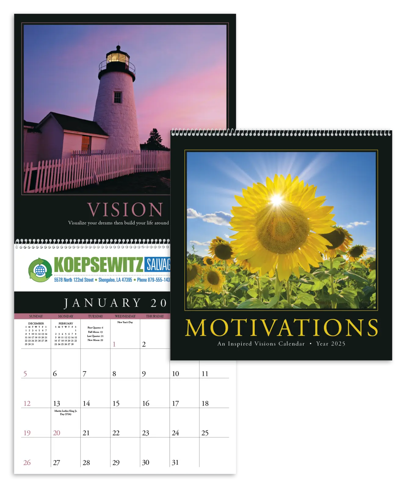 Custom Motivations Calendar