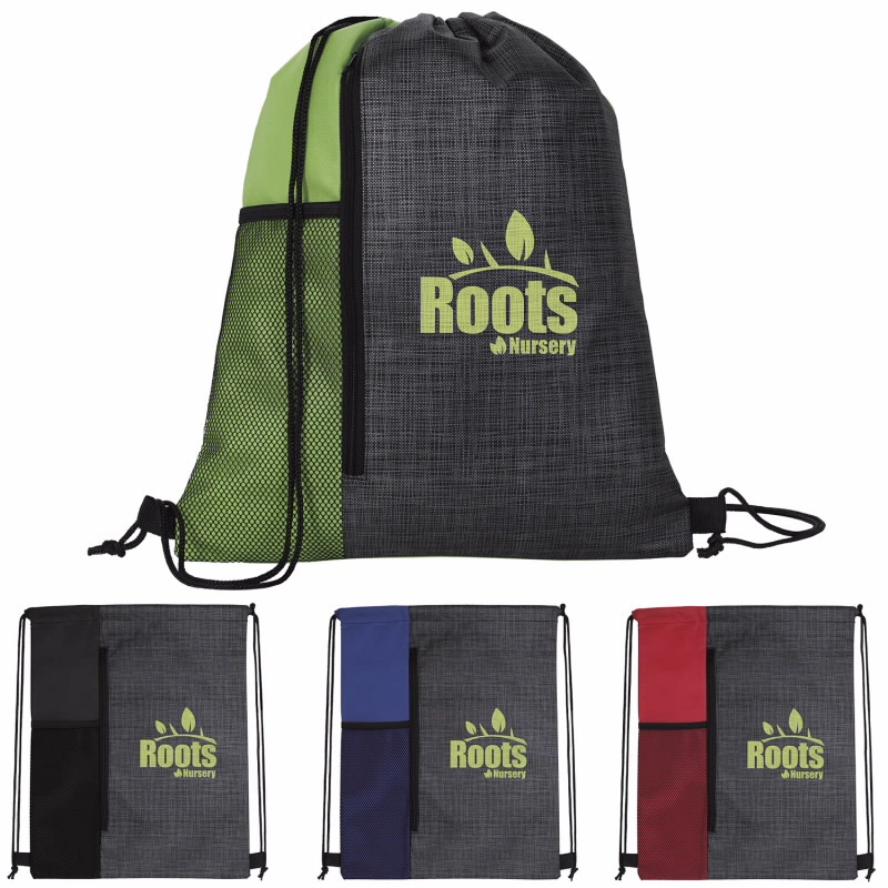Custom Non-Woven Vertical Drawstring Bag