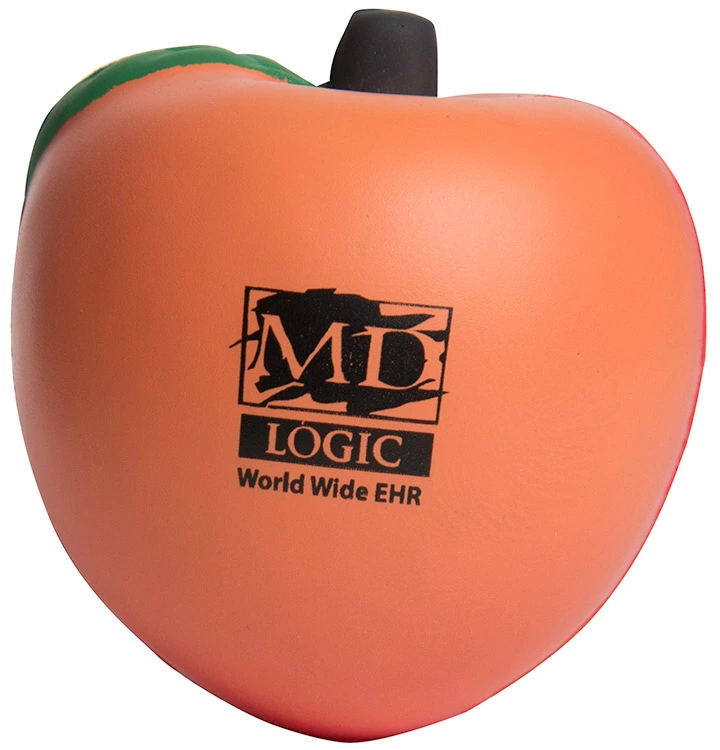Promotional Peach Stress Reliever