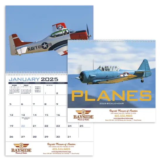 Custom Planes Calendar