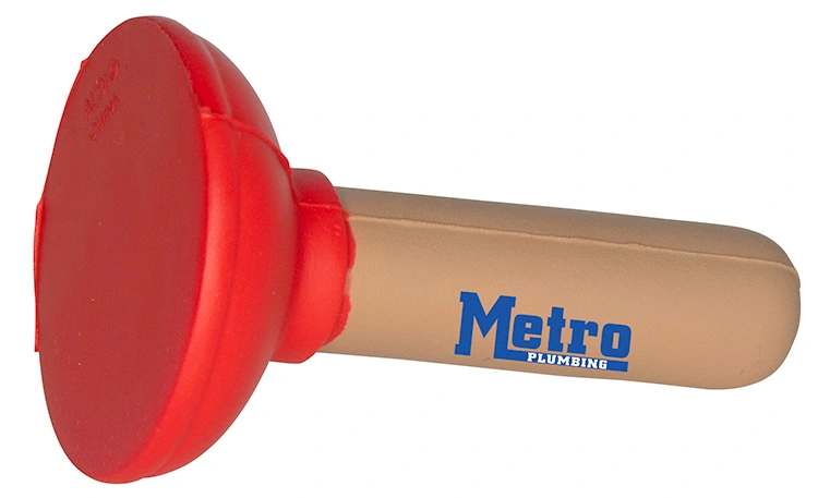 Custom Printed Plunger Stress Reliever