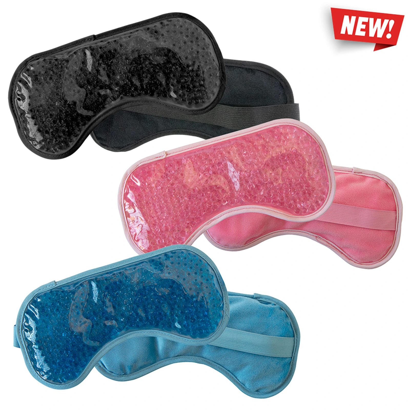 Plush Gel Beads Hot/Cold Pack Eye Mask