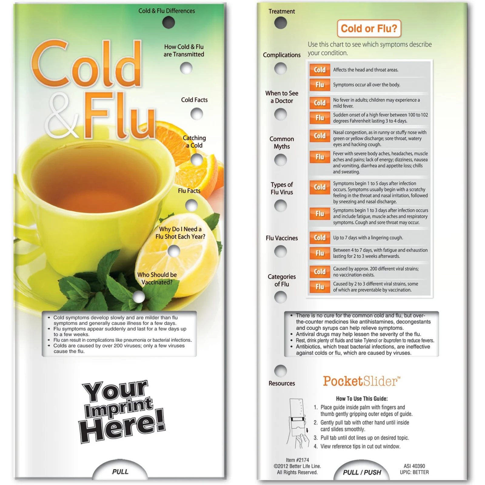Pocket Slider - Cold and Flu