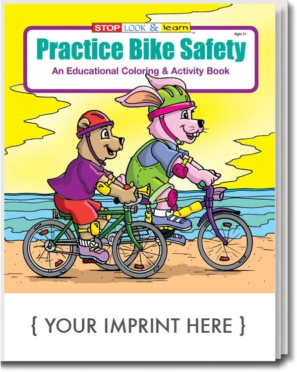Practice Bike Safety Coloring Book