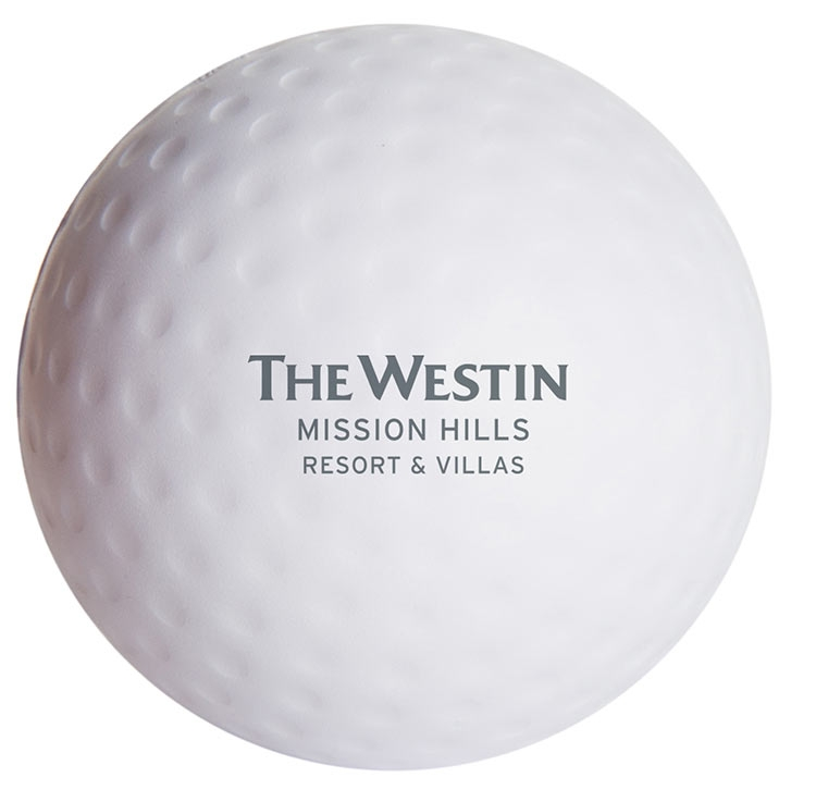 Custom Printed Golf Ball Stress Reliever