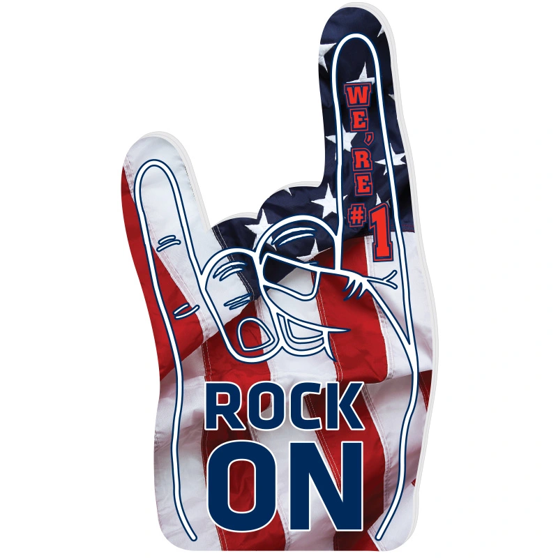 Rock On Full Color EVA Foam Hand