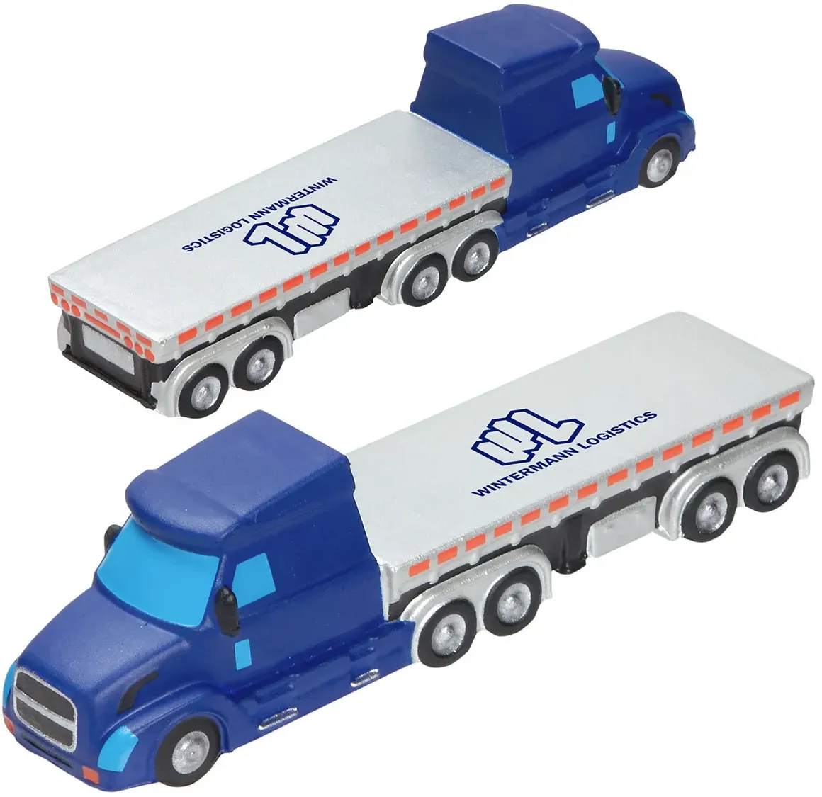 Custom Semi Flatbed Truck Stress Reliever