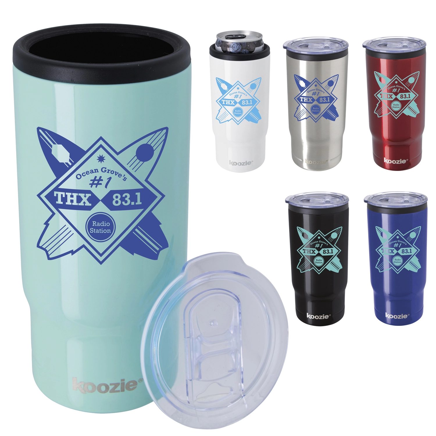 Custom Slim Triple Vacuum Tumbler - 15 oz.