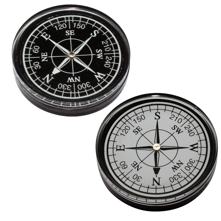 Imprinted Small Resin Compass