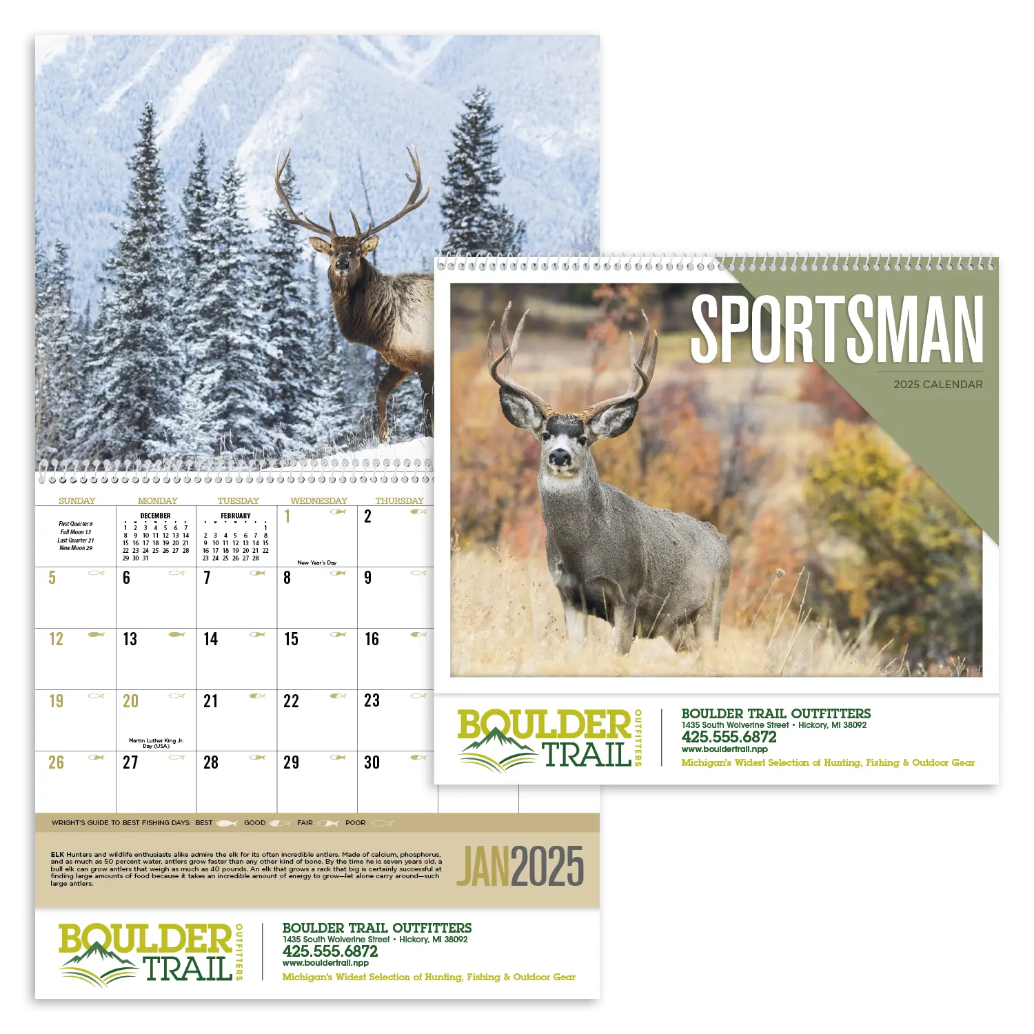 Custom Sportsman Calendar