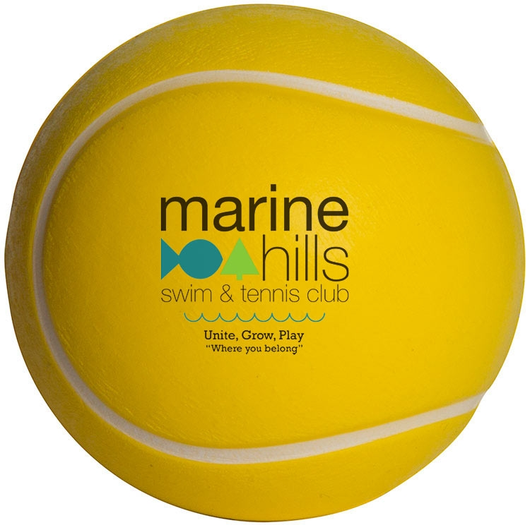 Custom Printed Tennis Ball Stress Reliever
