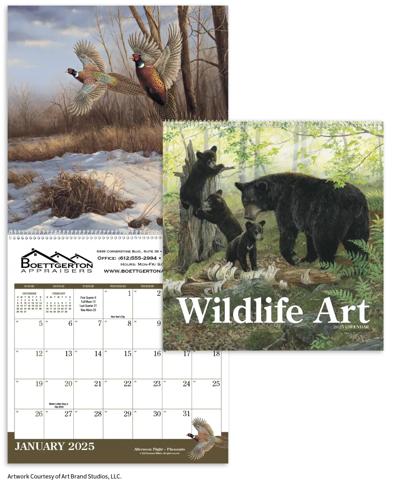 Custom Wildlife Art Calendar