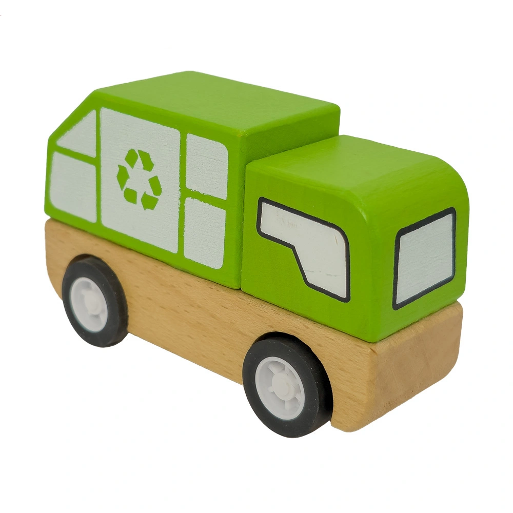 Custom Wooden Recycling Truck