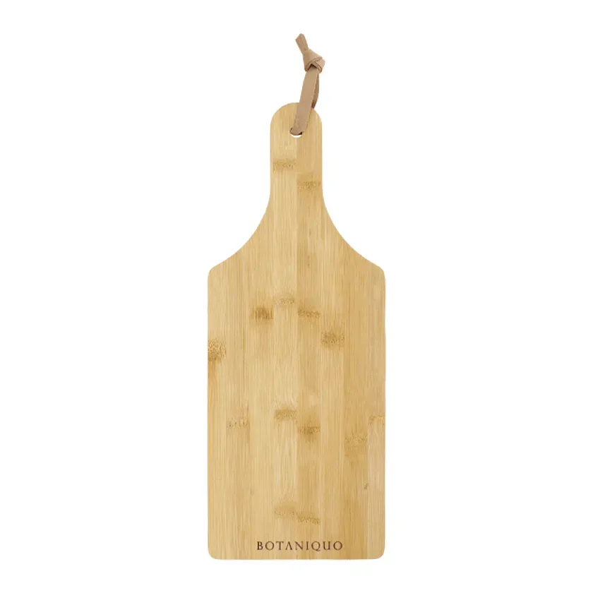 Custom Bamboo Cutting Board with Handle - 14.5" x 5.7"