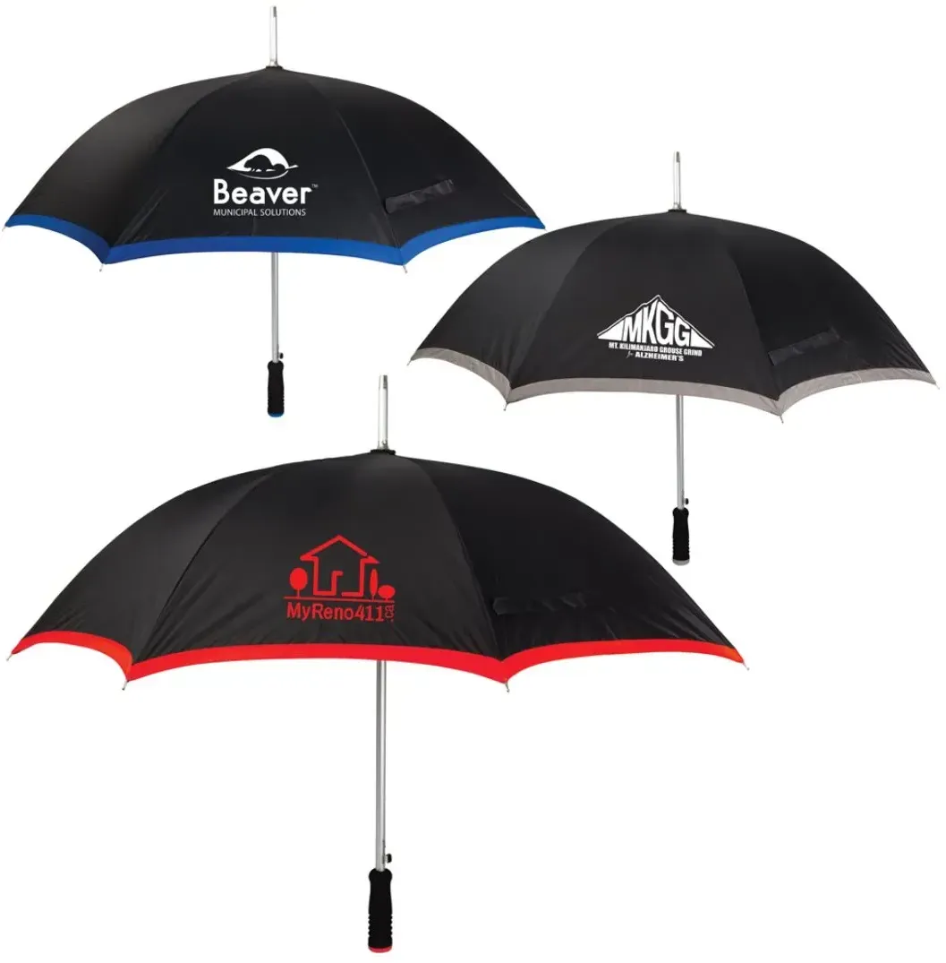 47" Custom Branded Auto-Open Umbrella for Events and Promotions