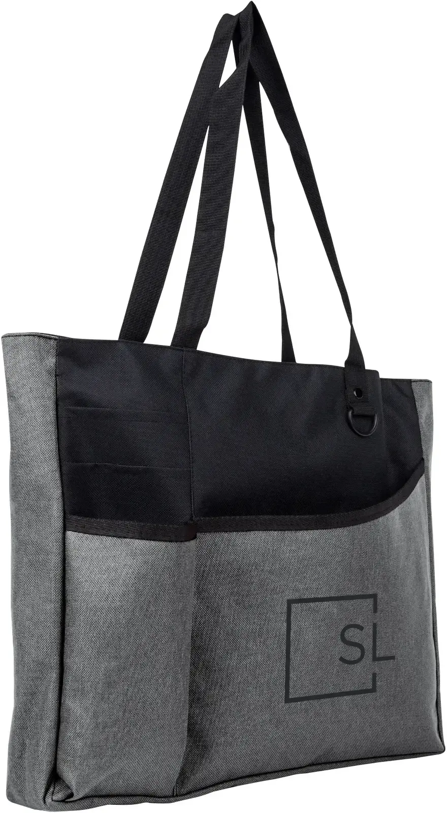 Imprinted Delegate Heathered Tote Bag