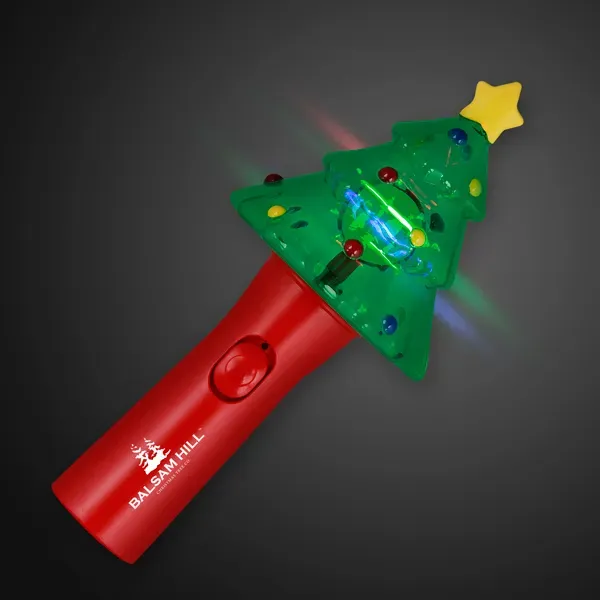Deluxe Christmas Tree Wand with Spinning Lights