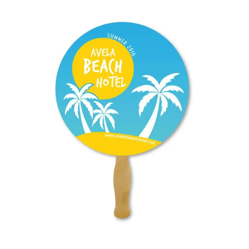 Deluxe Hand Fan- Circle