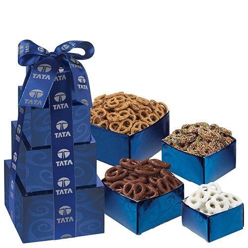 Deluxe Sweet & Salty Tower Gift Set