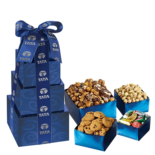 Deluxe Tower of Gourmet Delights Gift Set