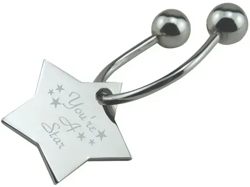 Designer Inspired Star Keytag