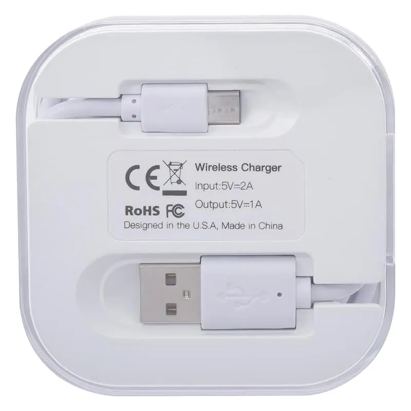 Desktop Wireless Charger with Cable Wrap