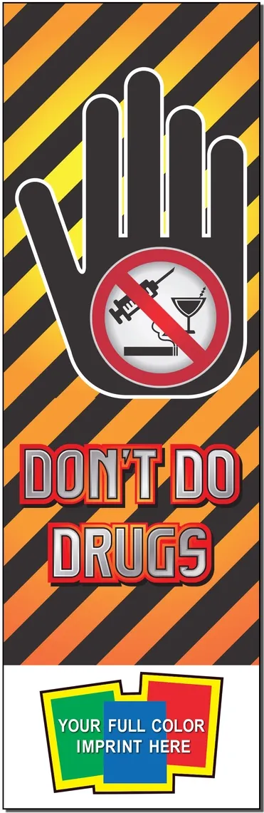 Imprinted Don't Do Drugs Bookmark