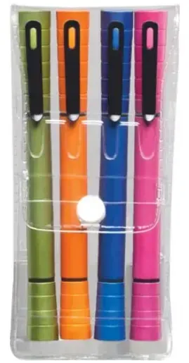 4-in-1 Color Combo Pen and Highlighter Gift Set